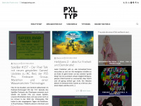 pixeltyp.net Webseite Vorschau