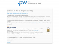 webprofi.pw Webseite Vorschau