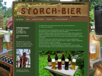 storch-bier.de Webseite Vorschau