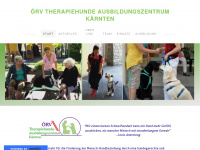 oerv-therapiehunde.weebly.com Webseite Vorschau