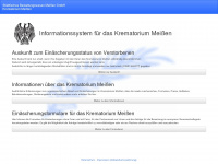 krematorium-meissen.info Webseite Vorschau