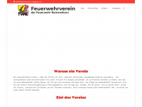 feuerwehrverein-romanshorn.ch Webseite Vorschau