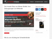 investor-stories.de Webseite Vorschau
