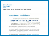 bronnbacher-positionen.de Webseite Vorschau