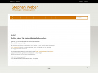 stephanweber.ch Webseite Vorschau