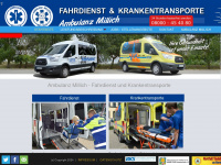 fahrdienst-krankentransporte.de Webseite Vorschau