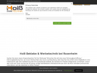 werbetechnik-hoiss.de Webseite Vorschau