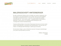 hinterberger-maler.ch Webseite Vorschau
