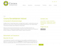 cosma.nl Webseite Vorschau