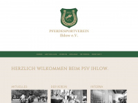 pferdesportverein-ihlow.de Webseite Vorschau