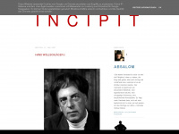 incipit-absalom.blogspot.com Webseite Vorschau