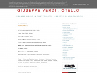 otello-libretto.blogspot.com Webseite Vorschau
