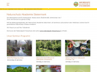 naturschutzakademie.com Webseite Vorschau