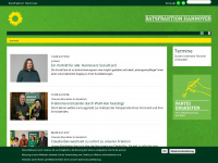 ratsfraktion-gruene-hannover.de Webseite Vorschau