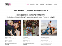 tanzes.com Webseite Vorschau