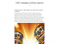 1001-bestes-online-casino.com Webseite Vorschau