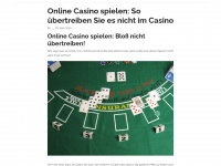 casinoonlinespielen.site Webseite Vorschau