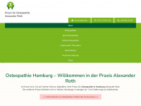 osteopathiepraxis-roth.de Webseite Vorschau