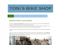 tonisbikeshop.ch Webseite Vorschau