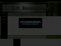 bk-baumpflege.de Webseite Vorschau