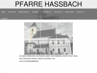 pfarrehassbach.at Webseite Vorschau