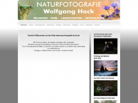 naturfotografie-hock.de Webseite Vorschau