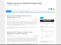 robert-dynamicsnav.de Webseite Vorschau
