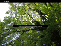 vitamus.at Webseite Vorschau
