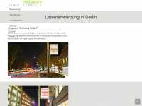 laternenwerbung-berlin.de Webseite Vorschau