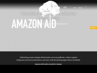 amazonaid.org Webseite Vorschau