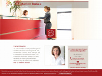 frauenaerztin-dr-kunze.com Webseite Vorschau