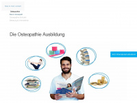 ausbildung-osteopath.de Webseite Vorschau