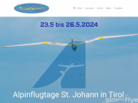 alpinflugtage.at Webseite Vorschau