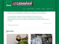 leinenbach-bio.de Webseite Vorschau