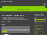 caterhamcar.club Webseite Vorschau