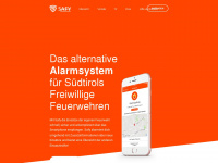 safy.bz Webseite Vorschau