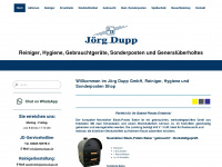 joerg-dupp-sonderposten.de Webseite Vorschau