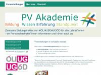pv-akademie.at Webseite Vorschau