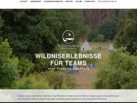 wildnis-teamevents.de Webseite Vorschau