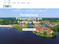 ferienhaus-friesenglueck-timmeler-meer.de Webseite Vorschau