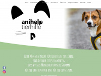 anihelp.ch Webseite Vorschau