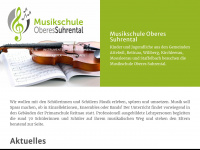 musikschule-os.ch Webseite Vorschau