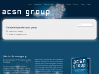 acsngroup.eu Webseite Vorschau