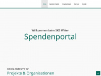 skbwitten-spendenportal.de Webseite Vorschau