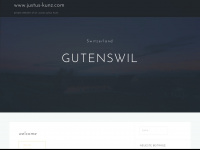 justus-kunz.com Webseite Vorschau