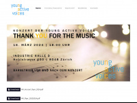 youngactivevoices.ch Webseite Vorschau