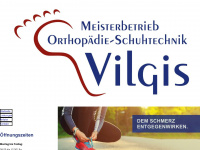 orthopädieschuh-vilgis.de Webseite Vorschau