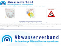 abwasserverband-lbg.de Webseite Vorschau