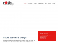 rothbau.ch Webseite Vorschau