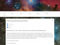astronomie-whv-fri.de Webseite Vorschau